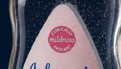 Baby oil with this bicarbonate mixture